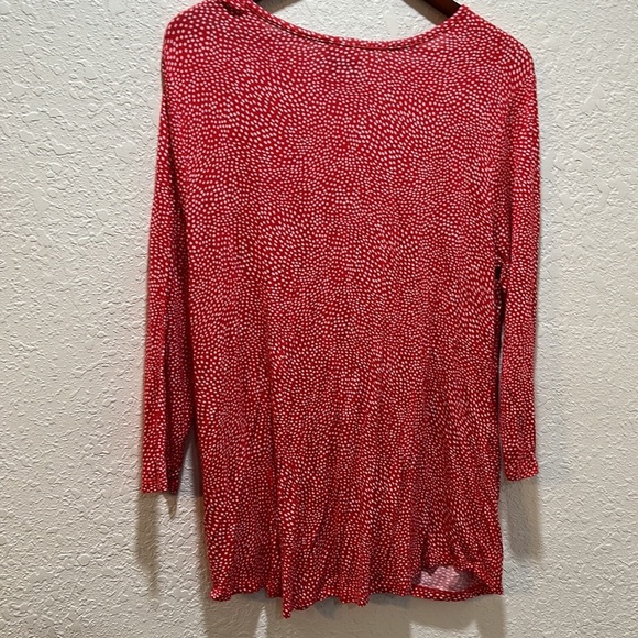 🦀Bobeau XL women’s beautiful red blouse /top GUC - Picture 7 of 9